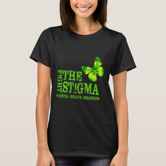 T-shirt Lutter contre la stigmatisation Mois de sensibilis (Devant)