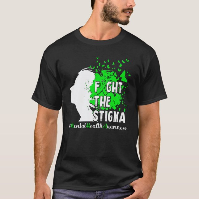 T-shirt Lutter contre la stigmatisation  Sensibilisation à (Devant)