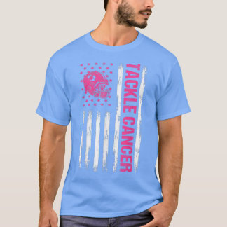 T-shirt Lutter contre le cancer Drapeau américain Baseball