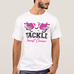 T-shirt Lutter contre le cancer du sein Football Survivant