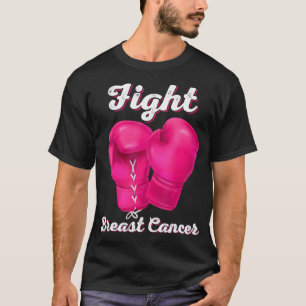 T-shirt Lutter contre le cancer du sein Gants de boîte Can