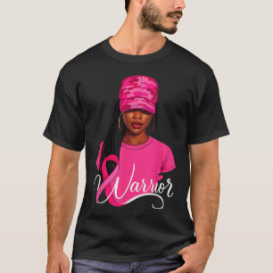 T-shirt Lutter Contre Le Cancer Du Sein Guerrier Drapeau U