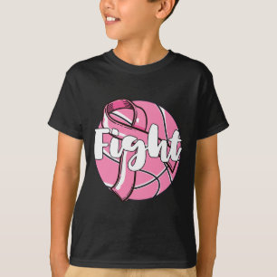 T-shirt Lutter Contre le cancer du sein Joueur de basket-b