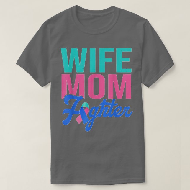 T-shirt Lutter contre le cancer du thyroïde  (Design devant)