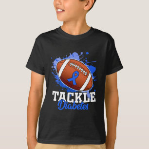 T-shirt Lutter contre le diabète bleu Diabète Type 1 Sensi