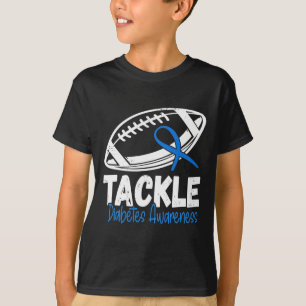 T-shirt Lutter contre le diabète bleu Diabète Type 1 Sensi