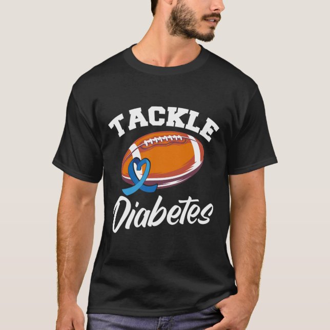 T-shirt Lutter contre le diabète T1d Guerrier Sensibilisat (Devant)