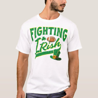 T-shirt Lutter contre le football Vintage irlandais pour l