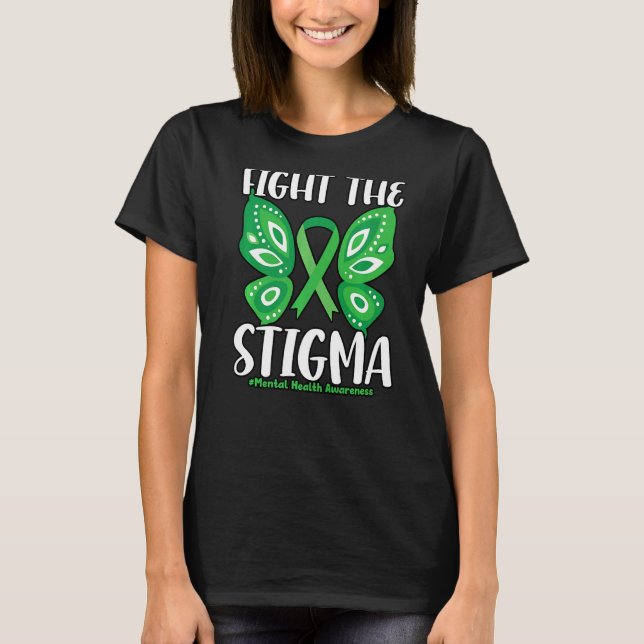 T-shirt Lutter contre le papillon Stigma Sensibilisation à (Devant)