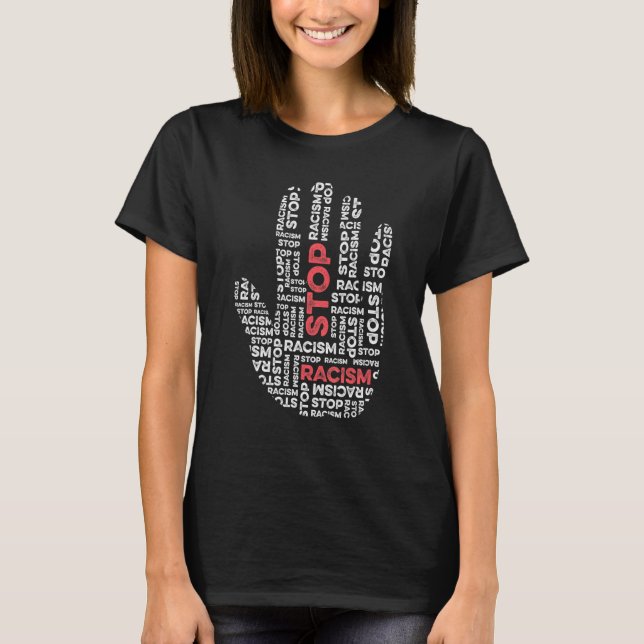 T-shirt Lutter contre le racisme Féministe (Devant)
