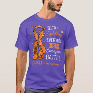 T-shirt Lutter contre le TDAH Soutien Survivant