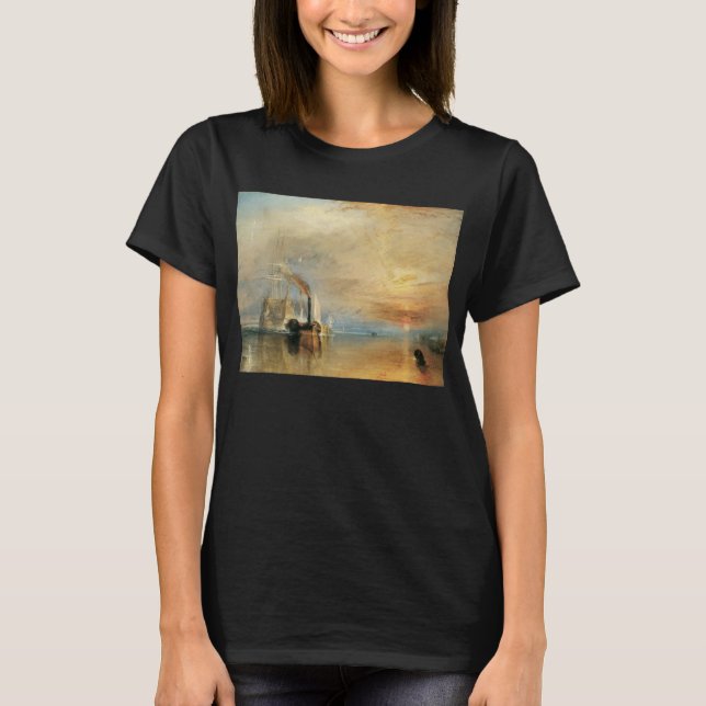T-shirt Lutter contre le Téméraire par Joseph Turner, Art  (Devant)