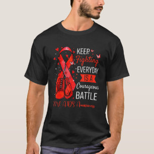 T-shirt Lutter contre le vih Soutien de sensibilisation Su