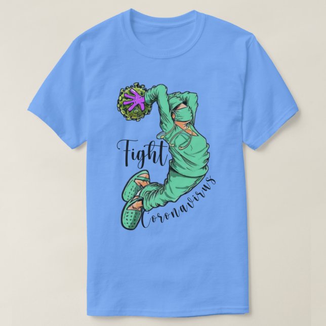 T-shirt Lutter contre le virus (Design devant)