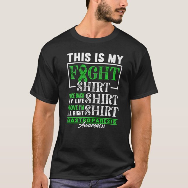 T-shirt Lutter I Traite Digestif Paralyse I Gastroparesis (Devant)