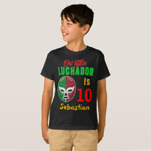 T-shirt Lutter Luchador Personnalisé Garçon d'anniversai