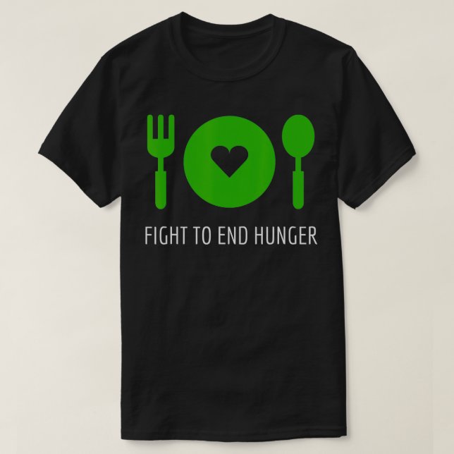 T-shirt Lutter maintenant contre la faim (Design devant)