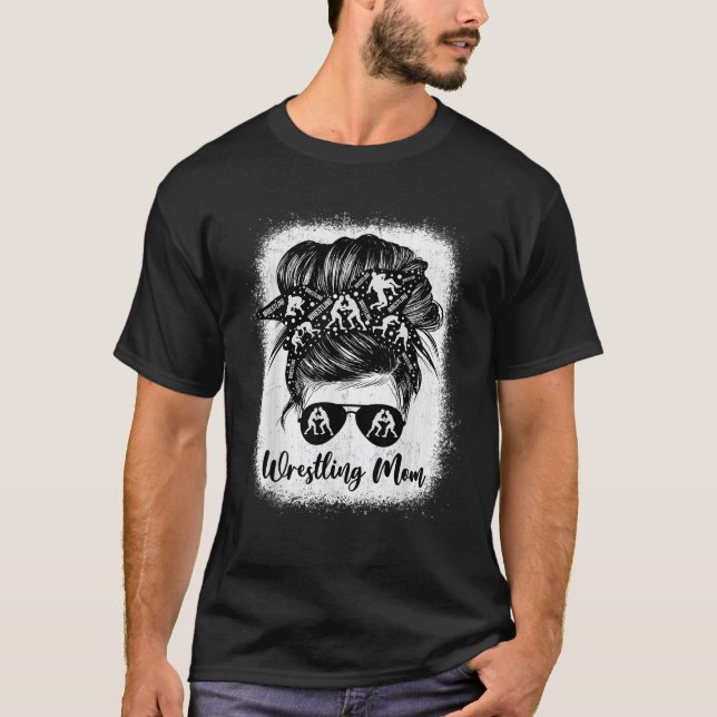 T-shirt Lutter Maman Messy Bun Lutter Lutter Mère s (Devant)