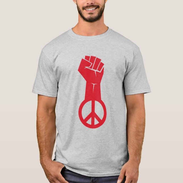 T-shirt Lutter pour la paix (Devant)