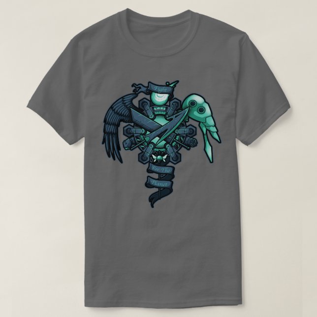 T-shirt Lutter Pour La Planète (Design devant)