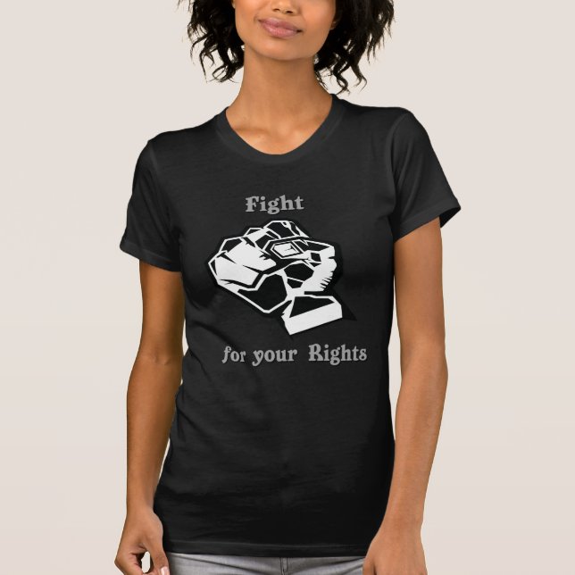 T-shirt Lutter pour vos droits (Devant)