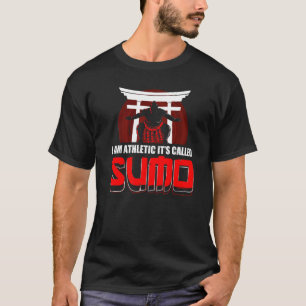 T-shirt Lutteur de sumo japonais athlétique en mawashi tor