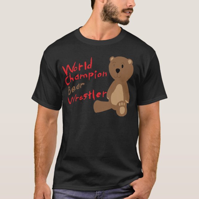 T-shirt Lutteur d'ours (Devant)