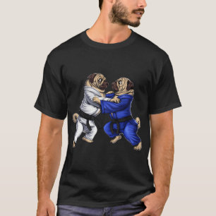 T-shirt Lutteurs de Jiu-Jitsu Pug