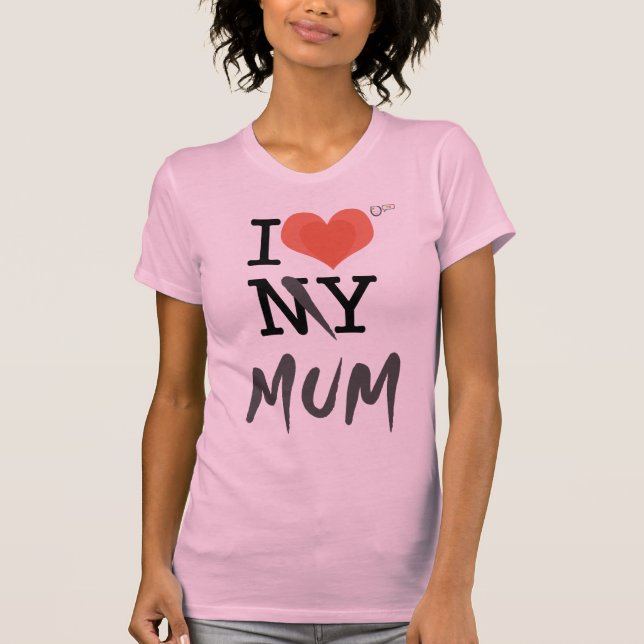 T-shirt Luv I ma maman V (Devant)
