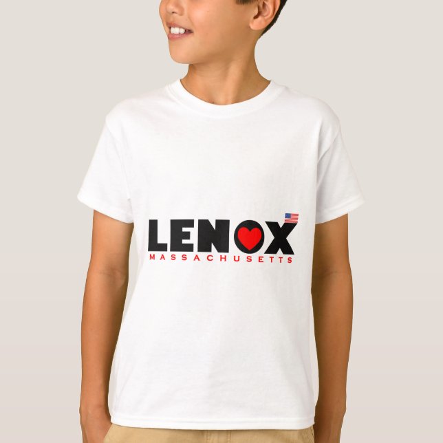 T-shirt Luv Lenox avec le drapeau (Devant)