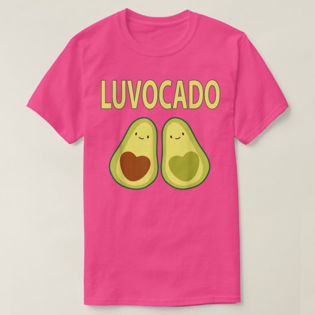 T-shirt Luvocado Avocado Love Funny Couple Valentines Day (Design devant)