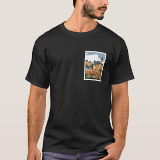 T-shirt Luxembourg City Travel Poster