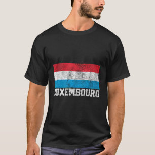 T-shirt Luxembourg Drapeau National Pride Roots Pays Famil