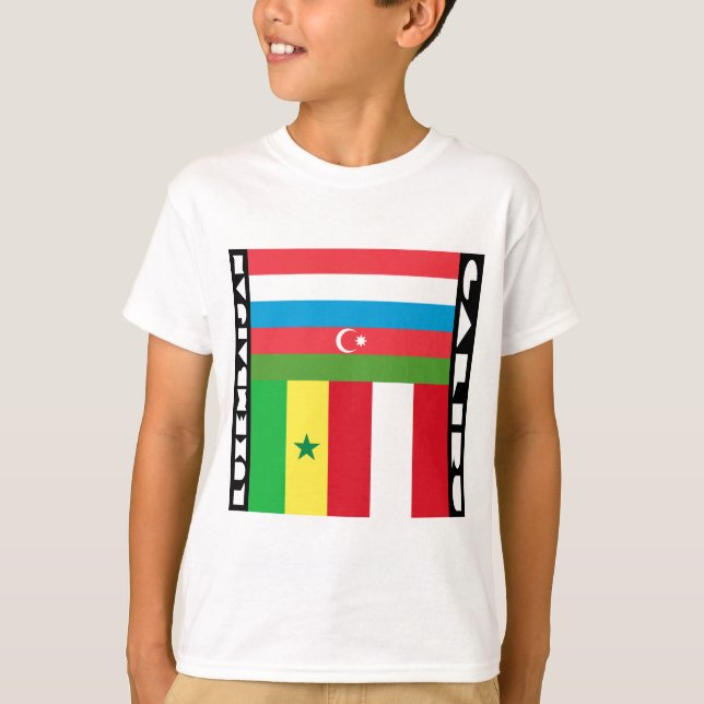 T-shirt Luxembourg et Galiru (Devant)