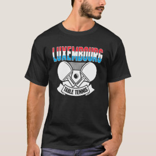 T-shirt Luxembourg Ping Pong Luxembourg Tennis de Table