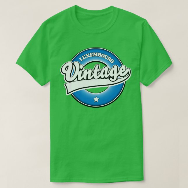 T-shirt Luxembourg vintage (Design devant)