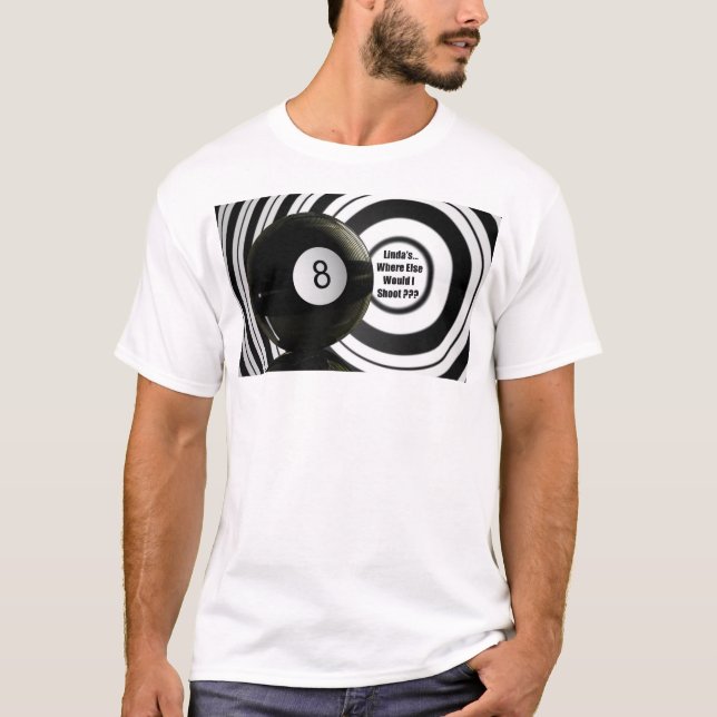 T-shirt luxuriant de piscine de boule de la (Devant)