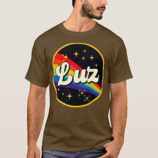 T-shirt Luz Arc En Ciel Dans L'Espace Style Vintage