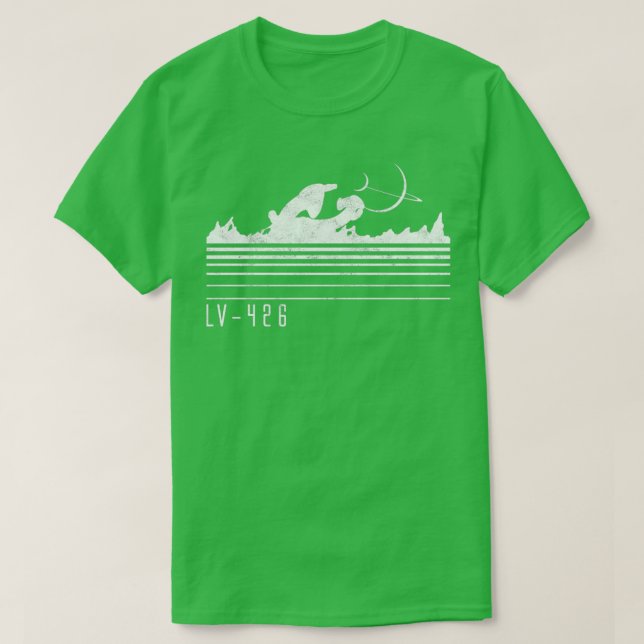 T-shirt LV426 Horizon une tonalité (Design devant)