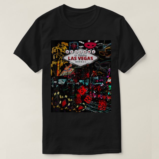 T-shirt LV Nightlife Distressed Design Bong Bones Apparel  (Design devant)