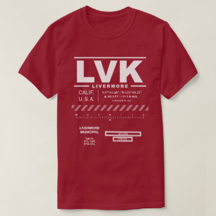T-shirt LVK de l'aéroport municipal de Livermore