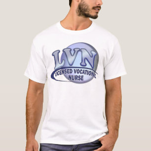 T-shirt LVN Fun Blue Logo INFIRMIÈRE PROFESSIONNELLE AUTOR