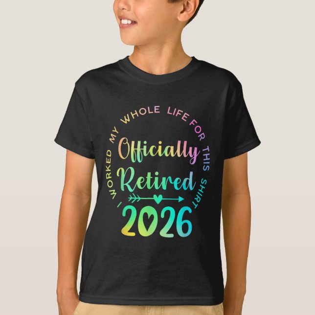T-shirt Ly Retired 2026 Funny Retirement For Women  (Devant)