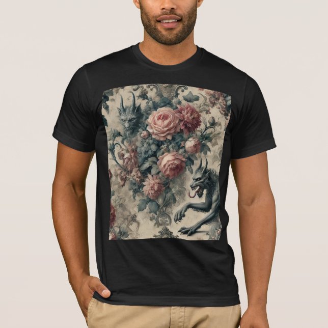 T-shirt Lycans & Lullabies – Conception gothique victorien (Devant)