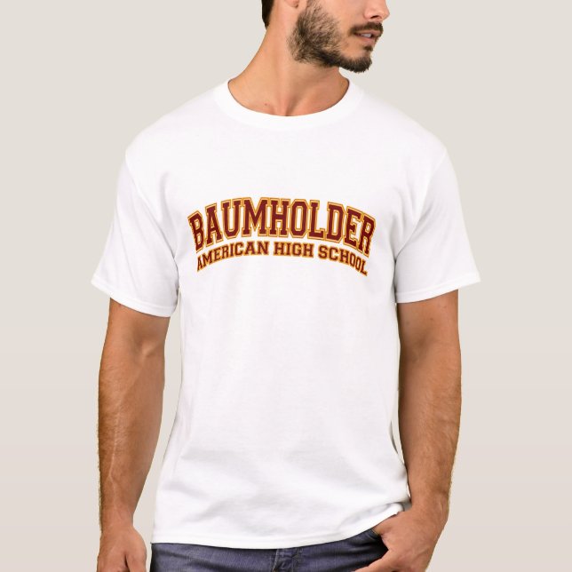 T-shirt Lycée américain de Baumholder (Devant)