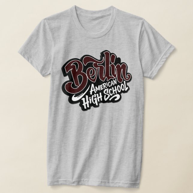 T-shirt Lycée américain de Berlin (Poser)