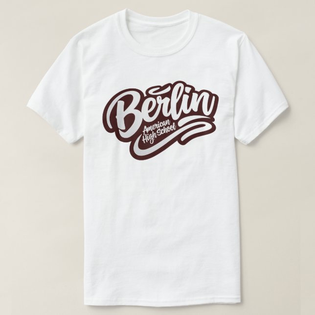 T-shirt Lycée américain de Berlin (Design devant)