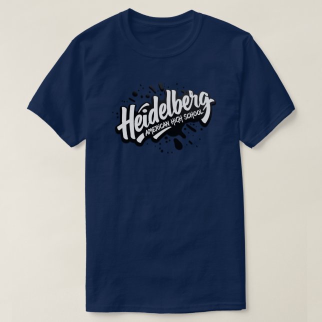 T-shirt Lycée américain de Heidelberg (Design devant)