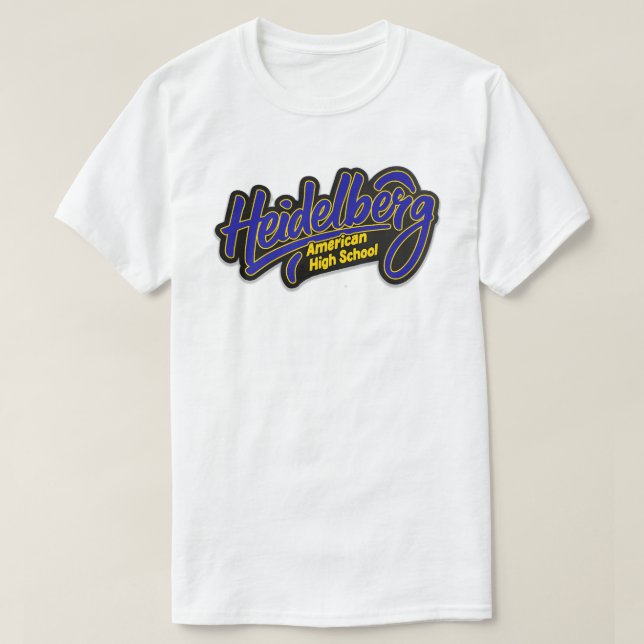 T-shirt Lycée américain de Heidelberg (Design devant)