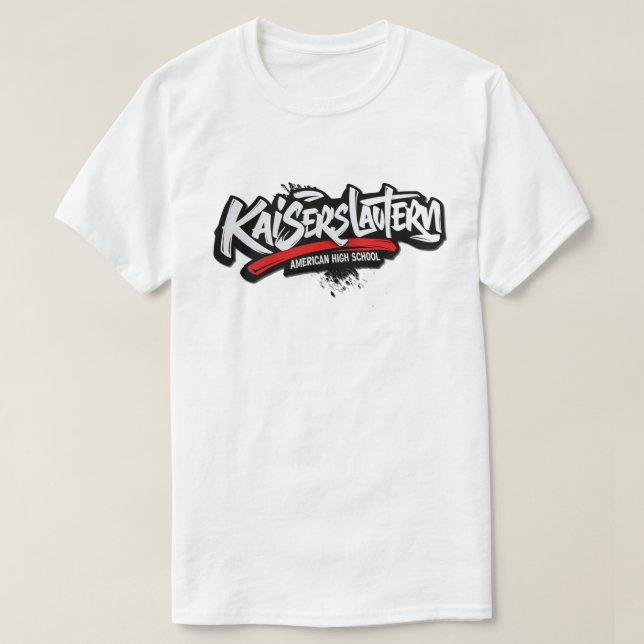 T-shirt Lycée américain de Kaiserslautern (Design devant)